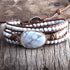 Braided Beaded Natural Stone Bracelet