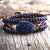 Braided Beaded Natural Stone Bracelet