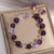 Natural Purple Crystal Bracelet