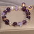 Natural Purple Crystal Bracelet