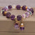 Natural Purple Crystal Bracelet