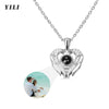 Custom Projection Necklace Personalized Picture